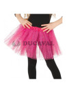 Tutu de purpurina fucsia infantil | Ducaval | Envíos 24/48 horas 