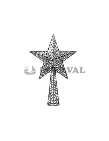 Remate estrella plata 37cm | Ducaval | Envíos 24/48 horas