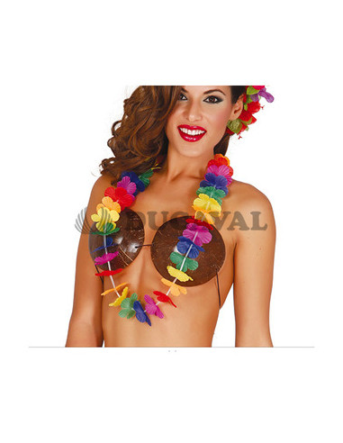 Collar hawaiano multicolor | Ducaval | Envíos 24/48 horas. 