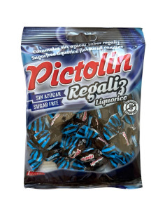Pictolín regaliz sin azúcar 65g | Ducaval | Envías 24/48 horas 