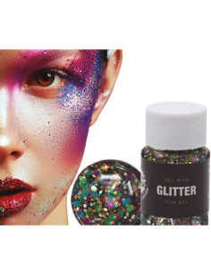 Bote glitter gel multicolor  | Ducaval | Envías 24/48 horas 