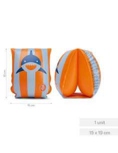 Manguitos naranja y azul shark  | Ducaval | Envías 24/48 horas 