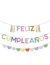 Guirnalda feliz cumpleaños 39 piezas | Ducaval | Envías 24/48 horas 