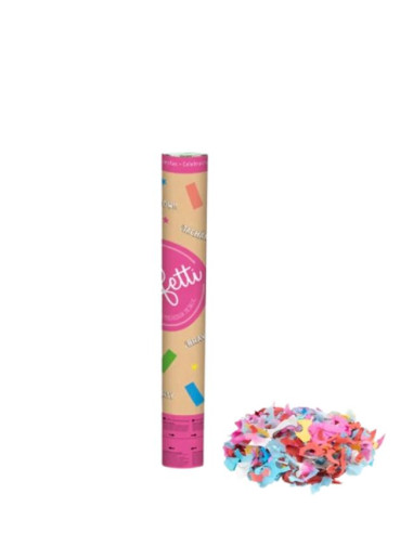 Cañón confeti colores surtidos papel 40cm  | Ducaval | Envías 24/48 h