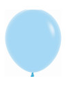 Globo látex azul pastel mate 45cm 25ud | Ducaval | Envías 24/48 horas