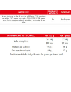 Fresquito súper ácido   | Ducaval | Envías 24/48 horas 