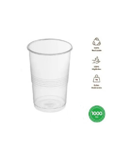 Vaso litrona irrompible transparente. 1000cc pp 25 uds | Ducaval | En