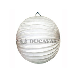 Farol esférico blanco 22cm. Ducaval envios 2448 horas
