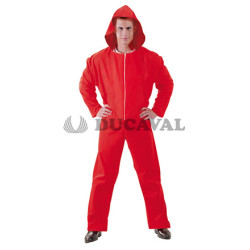 Disfraz de Convicto capucha rojo  Disfraces Ducaval