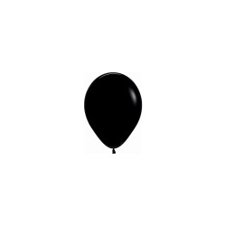 Globo látex fashion negro 12.5cm 100ud | Ducaval | Envíos 24/48 horas