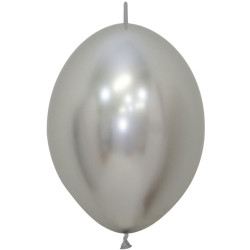 Globos linkoloon reflex plata 15cm 50ud  | Ducaval | Envías 24/48 h