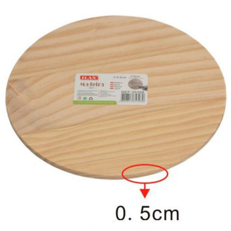 Tablero madera 25x0.5cm | Ducaval | Envías 24/48 horas 