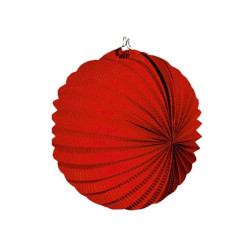 Farol esférico rojo 22cm | Ducaval |Envíos 24/48 horas