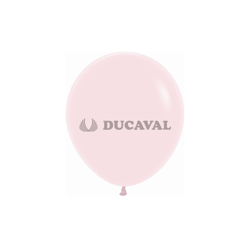 Globos látex pastel rosado 45cm 15 unidades. Ducaval envios 24/48 hor