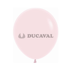 Globos látex pastel rosado 45cm 15 unidades. Ducaval envios 24/48 hor