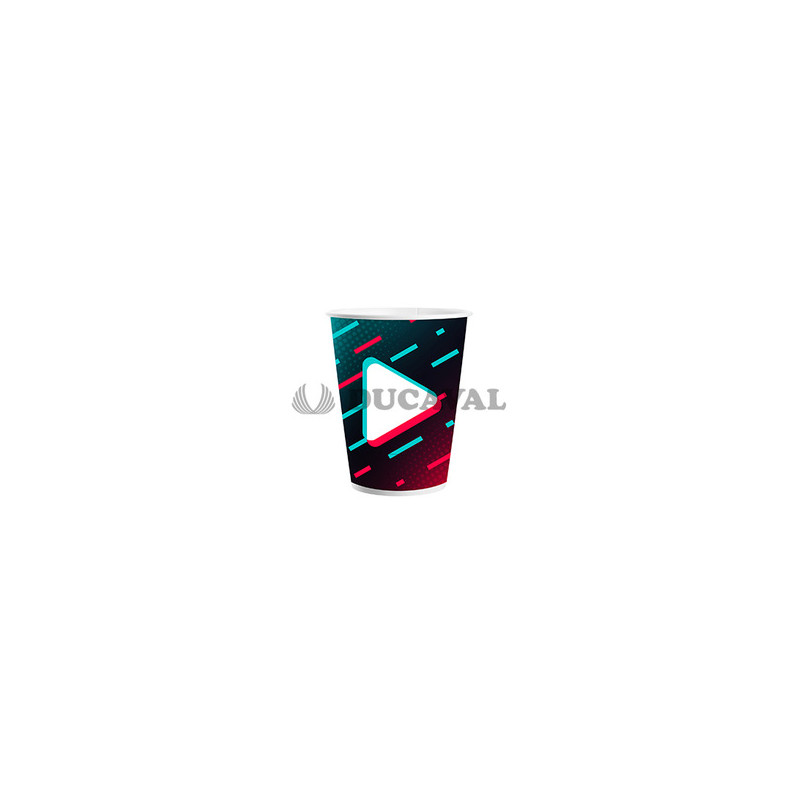 Vasos Tik Tok 20cl 8u.