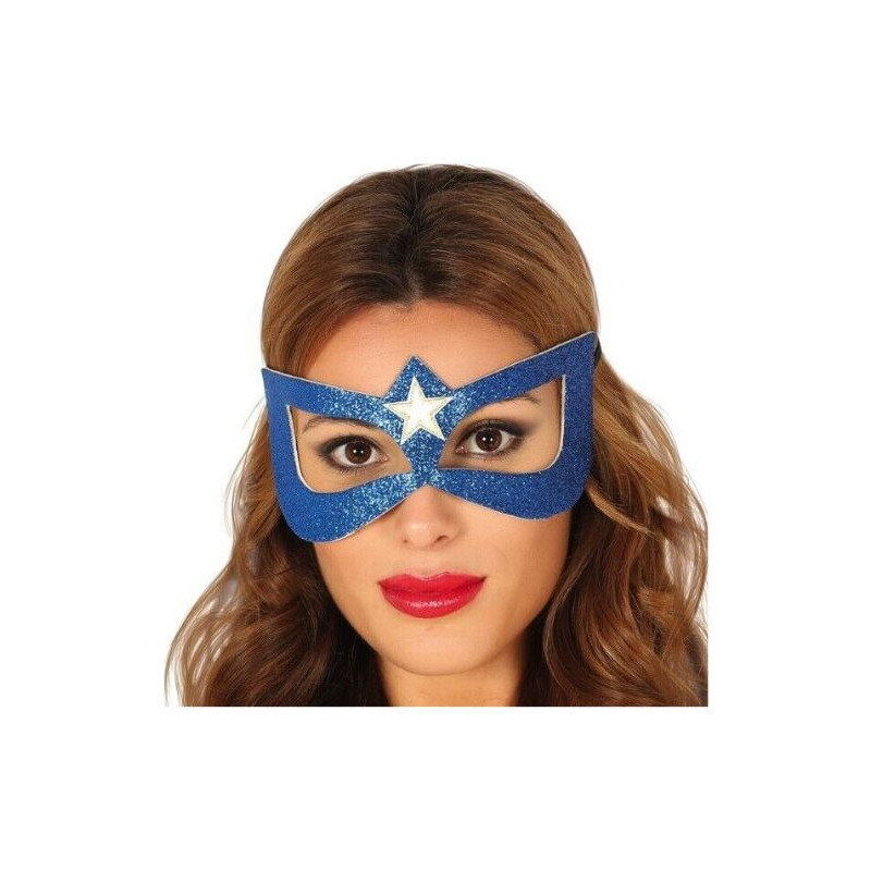 Antifaz azul super heroe | Ducaval | Envías 24/48 horas 
