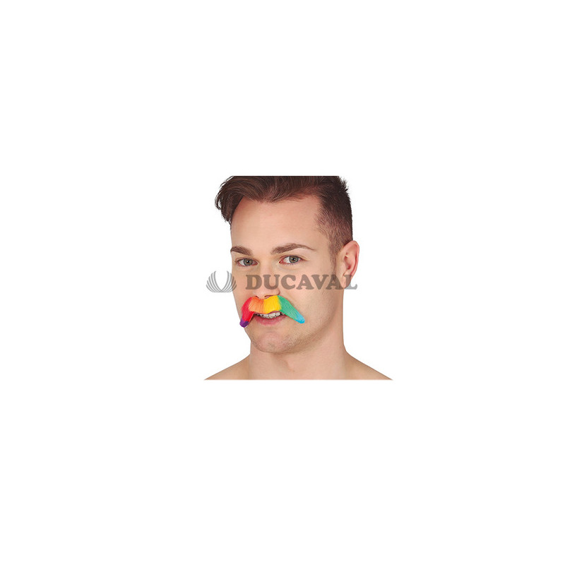 Bigote arcoiris 10 Cm