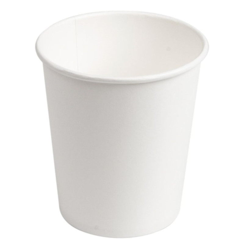 Vaso cartón blanco 100 ud 200cc | Ducaval | Envías 24/48 horas 