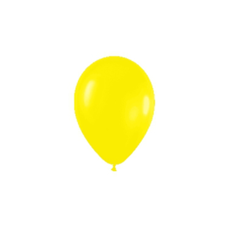 Globo látex amarillo fashion Liragram 30m 50ud | Ducaval | Envíos 24/