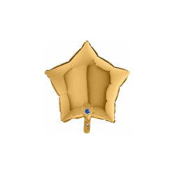 Globo foil estrella oro 48 cm | Ducaval | Envíos 24/48 horas