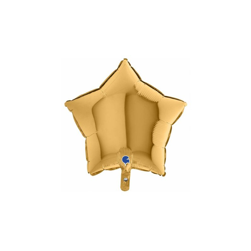  Globo foil estrella oro 48 cm | Ducaval | Envíos 24/48 horas