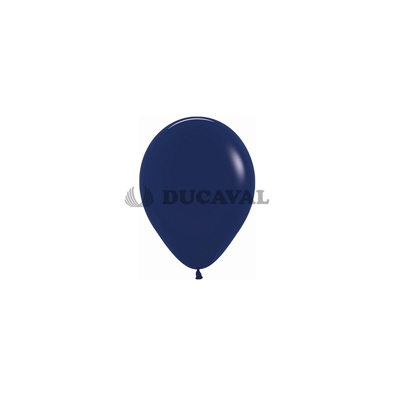 Globo látex fashion azul naval 13cm 50ud | Ducaval |