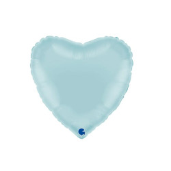 Corazon foil azul pastel 18"| Ducaval | Envías 24/48 horas 