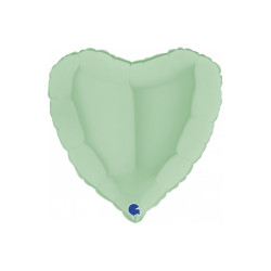 Globo foil corazón satin verde oliva 46cm | Ducaval | Envíos 24/48 ho