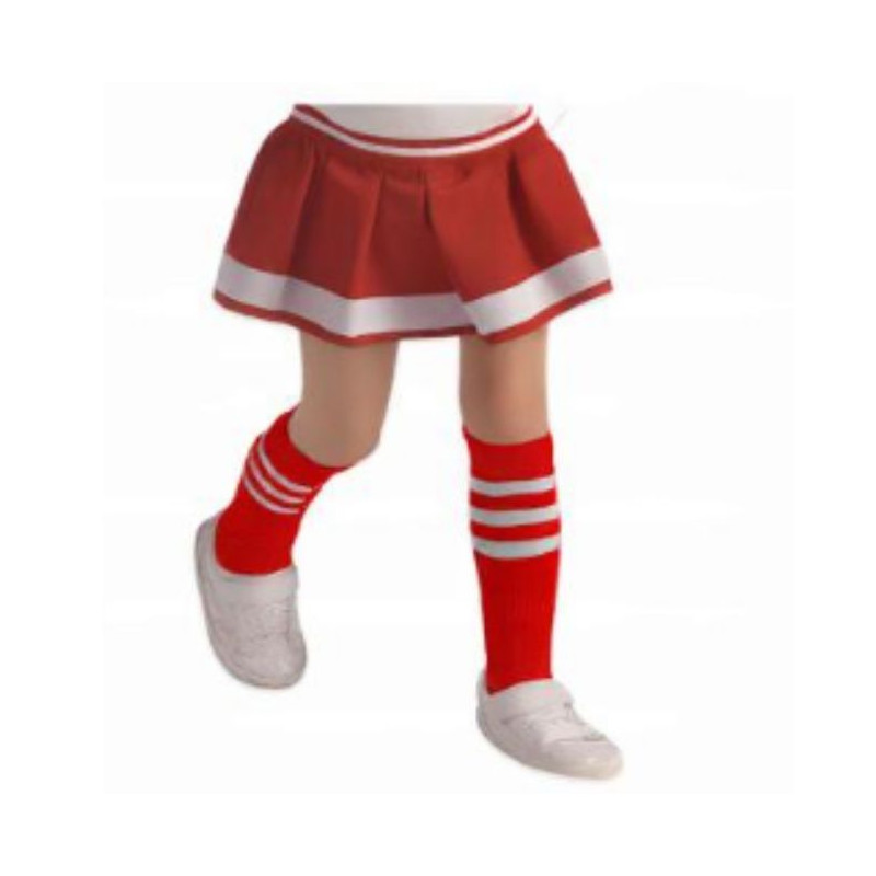 Medias animadora roja y blanca infantil  | Ducaval | Envías 24/48 hor