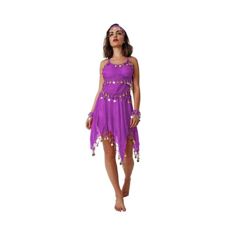Traje mondedas falda morado I Ducaval I Envíos 24/48 horas