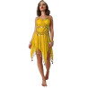 Conjunto traje mondedas amarillo