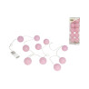 Guirnalda 10 leds bolas rosa 6cm | Ducaval | Envíos 24/48 horas