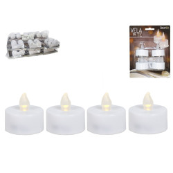 Velas té led x4 4cm| Ducaval | Envías 24/48 horas 