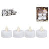 Velas té led x4 4cm| Ducaval | Envías 24/48 horas 