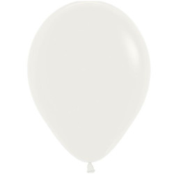 Globos látex fashion blanco almendra sólido 13cm 100ud | Ducaval | En