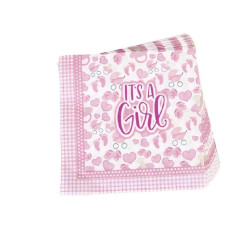 Servilleta hearts girls 33x33cm | Ducaval | Envíos 24/48 horas