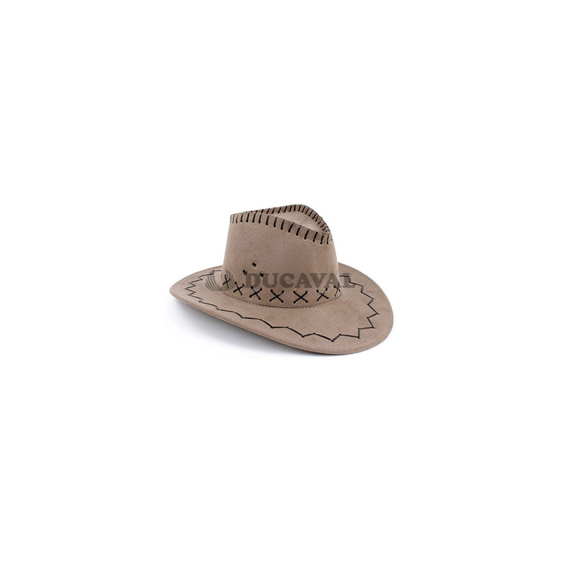 Sombrero vaquero beige infantil
