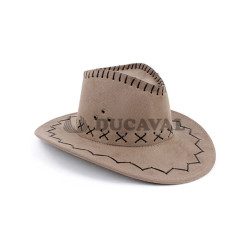 Sombrero vaquero beige infantil