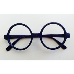Gafas redondas azules