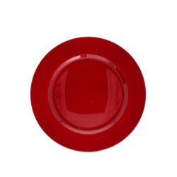 Bajoplato fiesta 33x33x1.8cm rojo | Ducaval | Envías 24/48 horas 