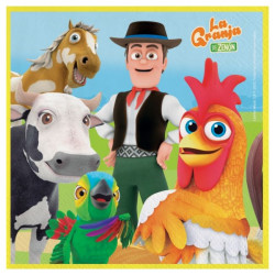 Servilletas Granja de Zenon 33x33 20u. I Ducaval I Envíos 2448horas