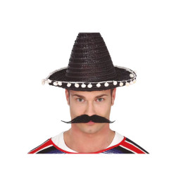 Sombrero mejicano negro 33cm | Ducaval | Envíos 24/48 horas