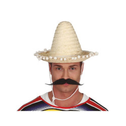 Sombrero mejicano paja 33cm | Ducaval | Envíos 24/48 horas