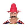 Sombrero mejicano rojo 33cm | Ducaval | Envíos 24/48 horas