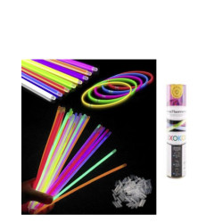 Pulseras luminosas 100ud | Ducaval | Envías 24/48 horas 