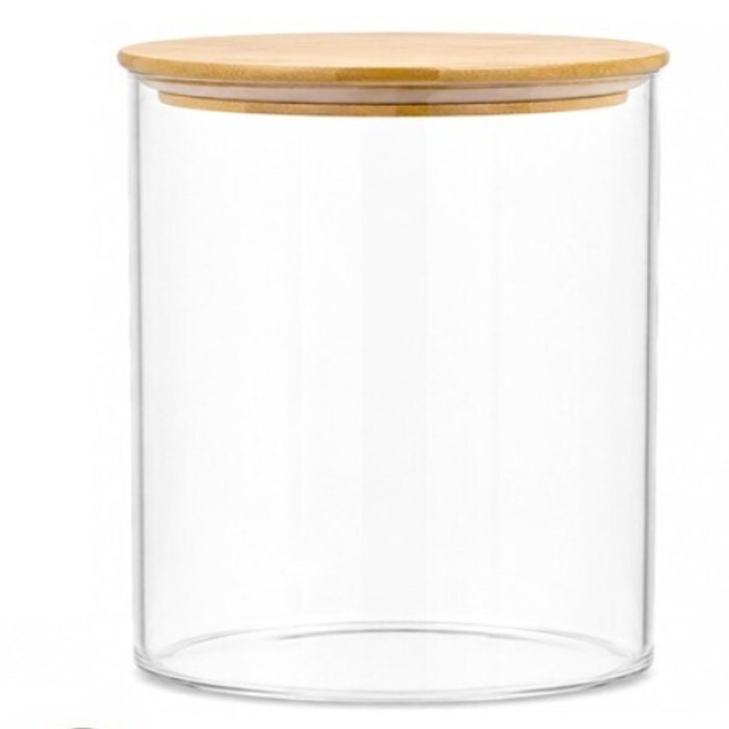 Tarro borosilicato y bambú 350ml | Ducaval | Envías 24/48 horas 