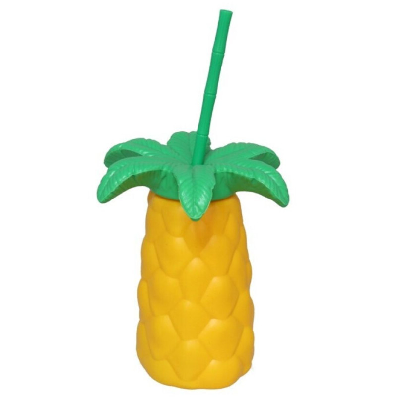 Vaso palmera con cañita 850ml | Ducaval | Envías 24/48 horas 