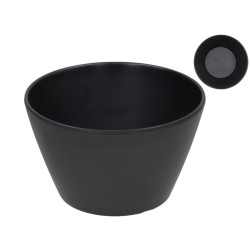 Bol melamina Carrie negro 15cm | Ducaval | Envías 24/48 horas 
