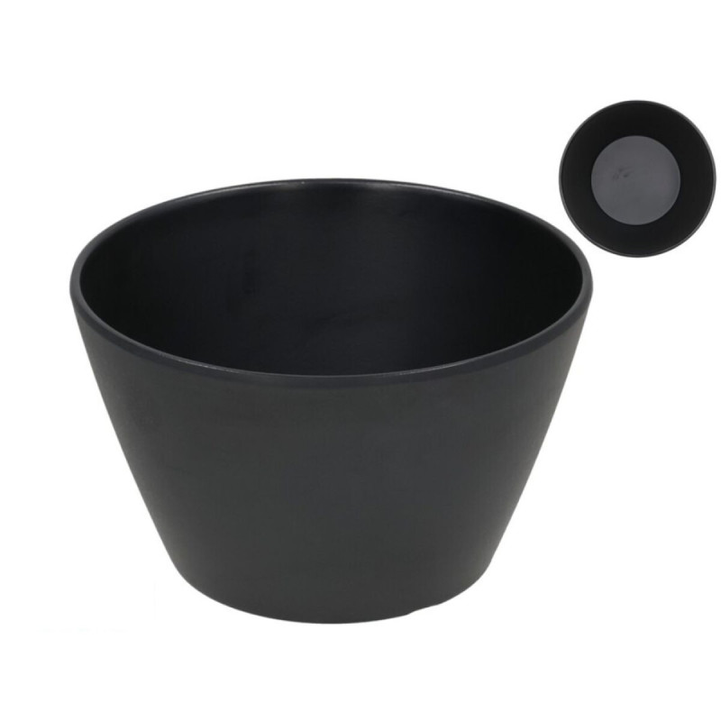 Bol melamina Carrie negro 15cm | Ducaval | Envías 24/48 horas 